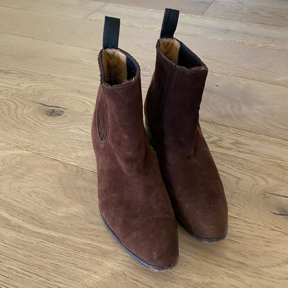 Chamula pull on suede boots
